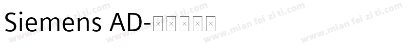 Siemens AD字体转换